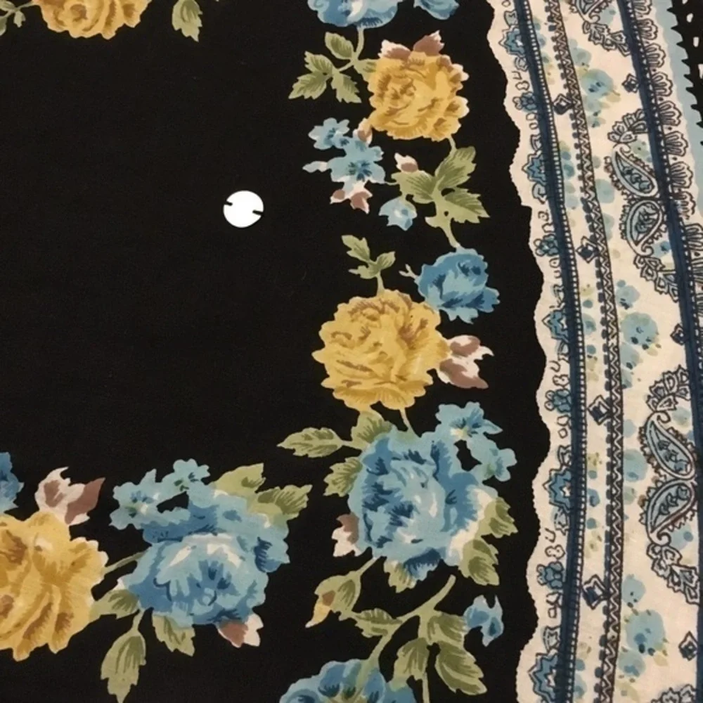 P J N Y Women's Sequins Flare Tie Waist Floral - Picture 6 of 8